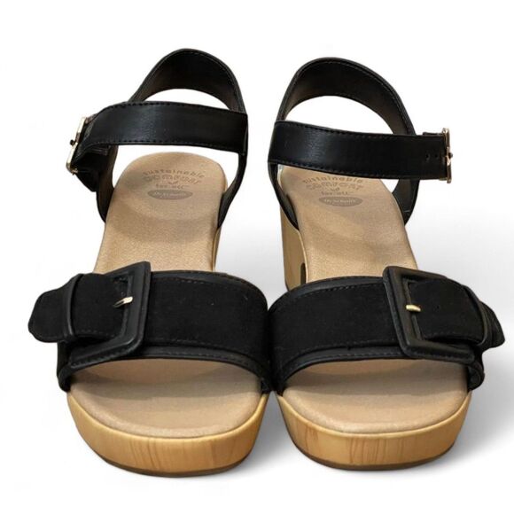 DR. SCHOLL'S Felicity Too Black Sandals, size 8.5 - Picture 2 of 12